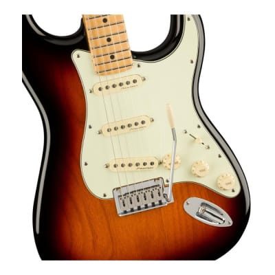 Fender Player Plus Stratocaster 6-String Electric Guitar (Right-Hand, 3-Color Sunburst) image 2