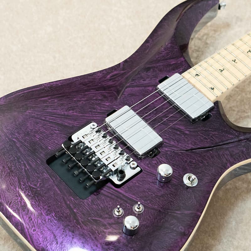 G-Life Guitars DSG Life Ash WM Active -Exotic Purple Moon- [Made in Japan] image 1