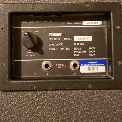 Yamaha SM12H II 400W Speakers (Pair) image 2