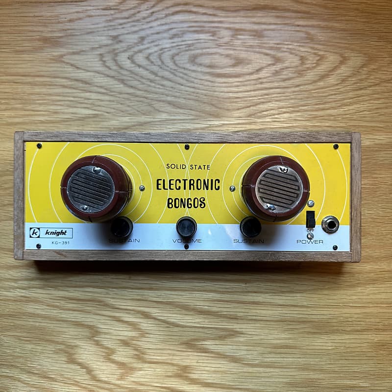 Knight Electronic Bongos Solid State Drum Machine / Reverb