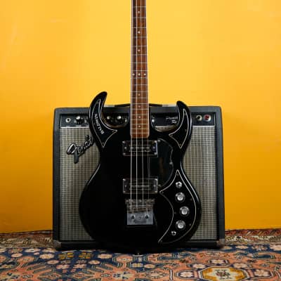 1965 Baldwin / Burns Baby Bison Bass Guitar Black - Made in England for sale