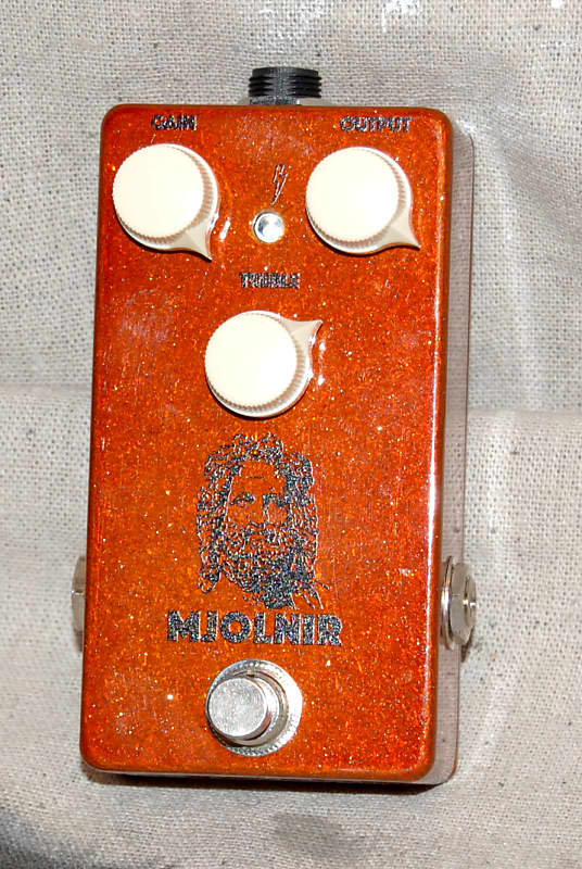 Mythos Pedals #022 Limited Joey Landreth Edition Mjolnir Overdrive  Klon-style Pedal Copper