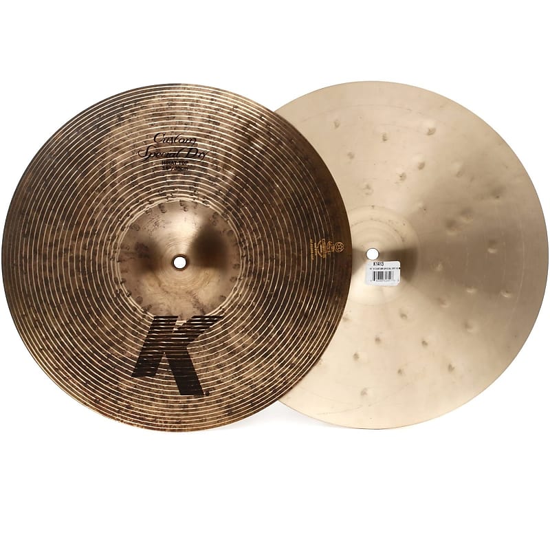 Zildjian 15 inch K Custom Special Dry Hi-hat Cymbals (K1413) image 1