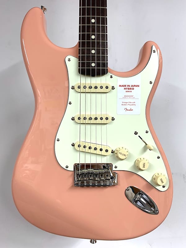 ギター Fender Japan Hybrid 60s Stratocaster 2020 Fender Hybrid 60's Stratocaster made in Japan -Surf Green