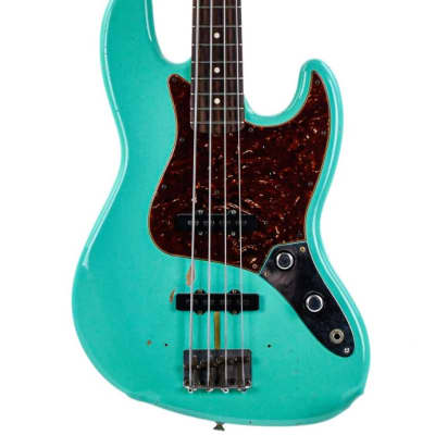 Fender Custom Shop 62 Jazz Bass Aged Sea Foam Green 2011 for sale