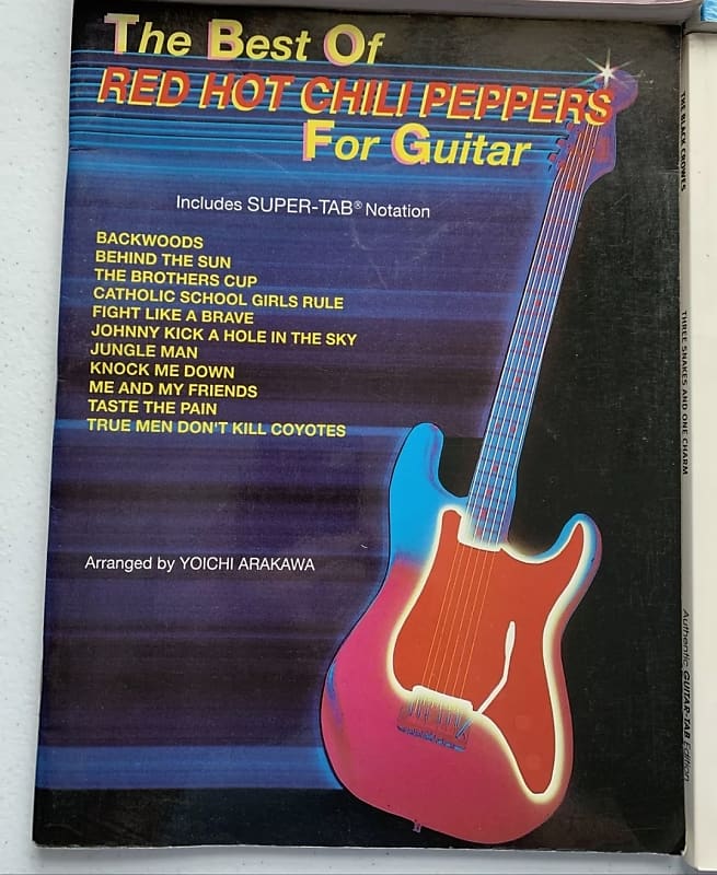 Red Hot Chili Peppers Super Tab Best Of Songbook Rare Reverb