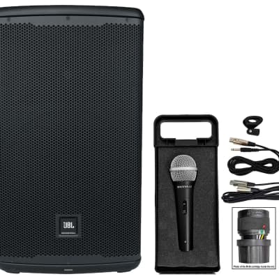 JBL EON712 12" 1300 Watt Powered Active DJ PA Speaker w/Bluetooth/DSP+Microphone image 1