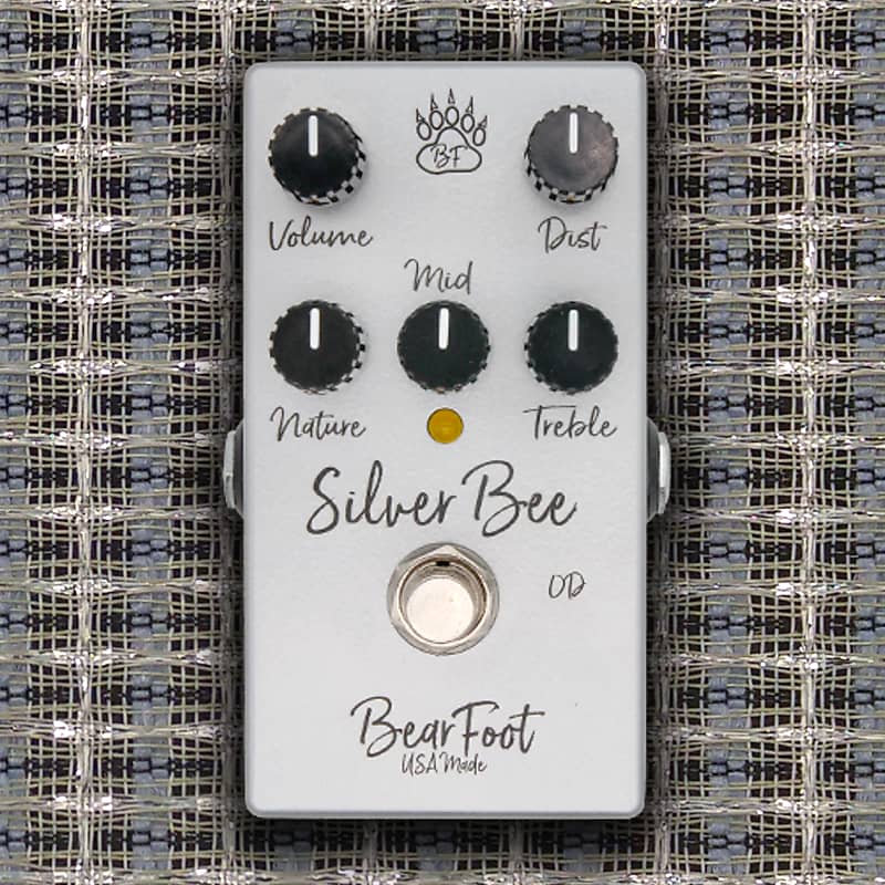 NEW 2024 SILVER BEE by BearFoot FX! Overdrive / Distortion with 