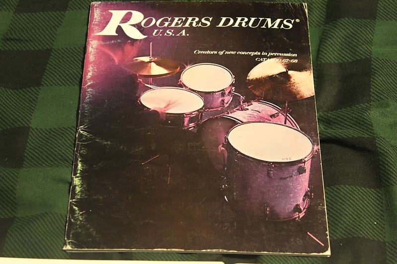 Rogers 1967 drum catalog 1967 gloss BUDDY RICH! Reverb