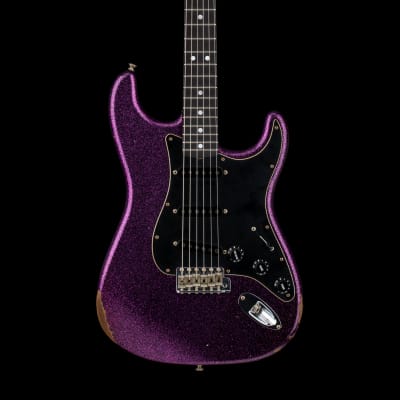 Fender Custom Shop Empire 67 Stratocaster Relic - Magenta Sparkle #74770 image 3