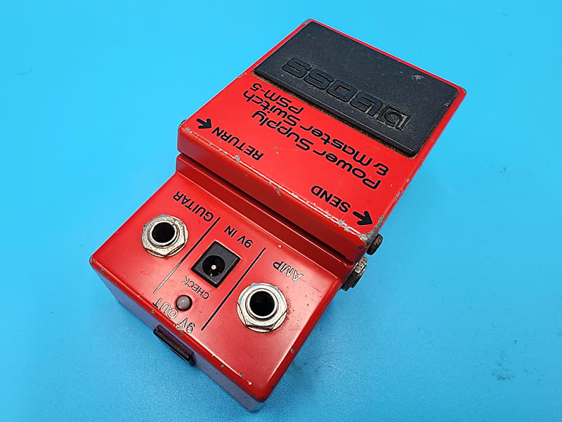 95 Boss PSM-5 Power Supply u0026 Master Switch Guitar Effect Pedal Red Label  A/B Box