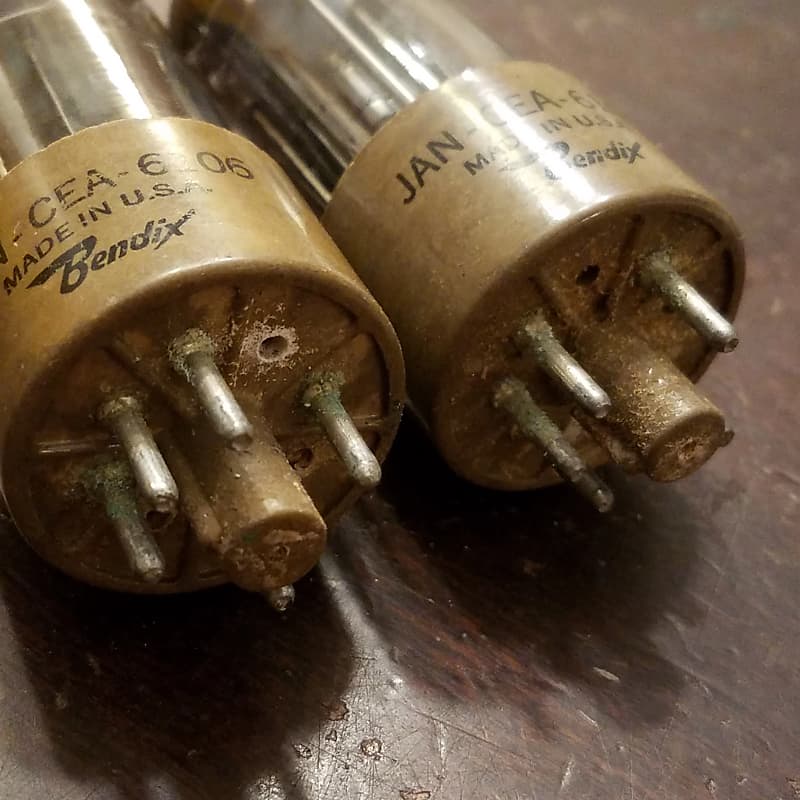 Bendix ONE (1) JAN-CEA-6106 tNOS TESTED Vacuum Tubes Red Bank triple mica  premium 5Y3 Audio 1953