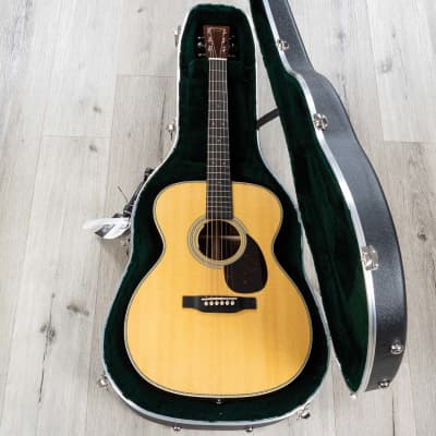 Martin OM-28E Acoustic Electric Guitar, Rosewood Back & Sides, Sitka Spruce Top image 24
