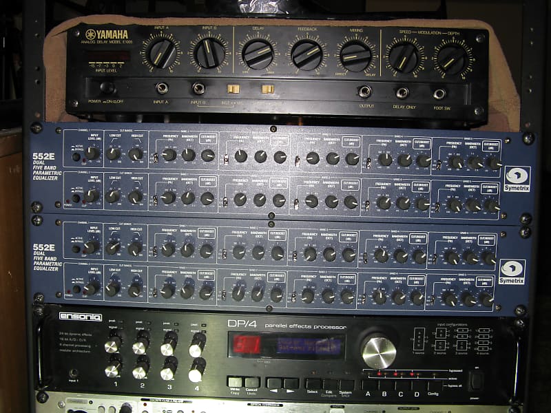 Symetrix 552E Dual Five Band Parametric Equalizer XLR and TRS Reverb