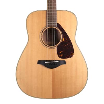 Yamaha FG750S Dreadnought Acoustic Guitar, Natural for sale