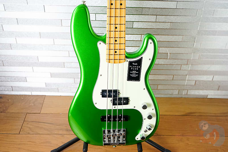Fender Player Plus Precision Bass with Maple Fretboard - Cosmic Jade image 1