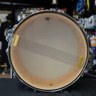 DW USA Collectors Series 5x14" Maple Snare Drum - Ebony Satin Oil Finish (2025) image 11