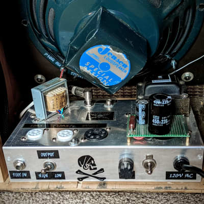 Handmade Tube Combo Amp, "Lil' Vibe" AA764 circuit, repurposed speaker cabinet image 6