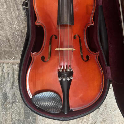 16" viola with case and bow. image 2