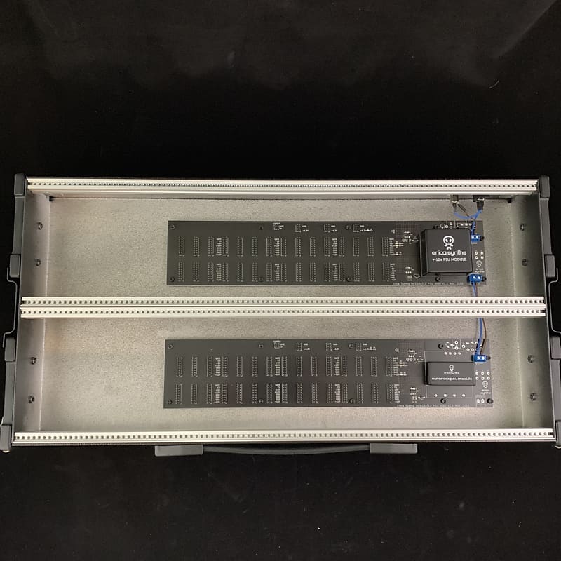 鍵盤楽器 Erica Synths 2x104 Aluminum Travel Case Erica Synths - 2x104HP Aluminum Travel Case with Lid