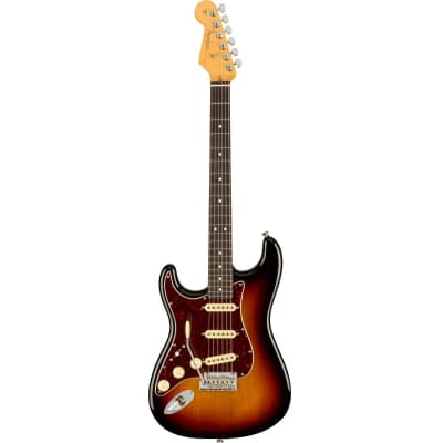 Fender American Professional II Stratocaster® Left-Hand 2022 3-Color Sunburst for sale