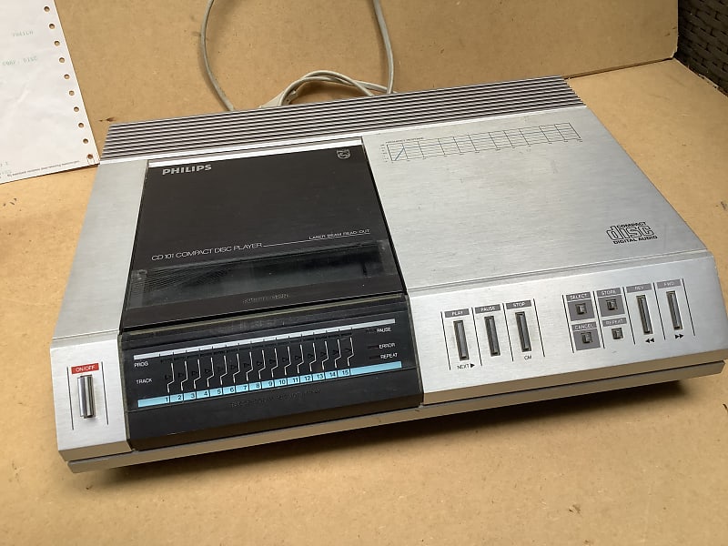 Philips Vintage CD player compact disc 80’s ! CD 101 CD101 Very rare  			