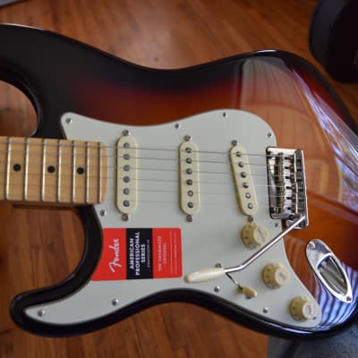 Fender American Professional Stratocaster , Immaculate condition, Left handed model, Upgraded BKP pickup image 1