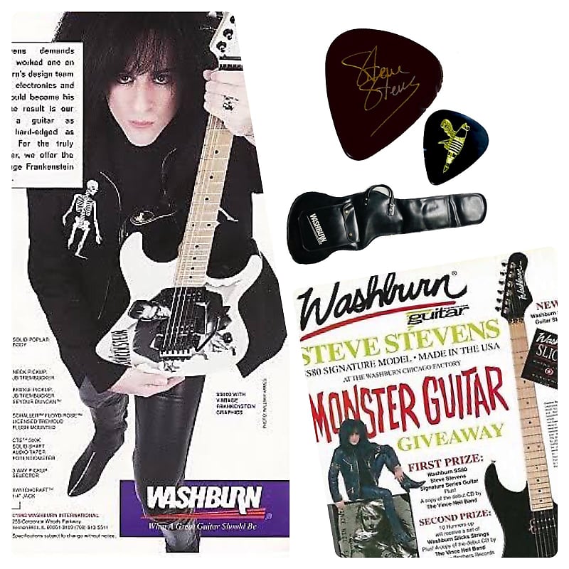 Washburn Steve Stevens Signature SS 40 Modified Rare 🔥 | Reverb Washburn Steve Stevens Signature SS 40 Modified Rare 🔥 | Reverb