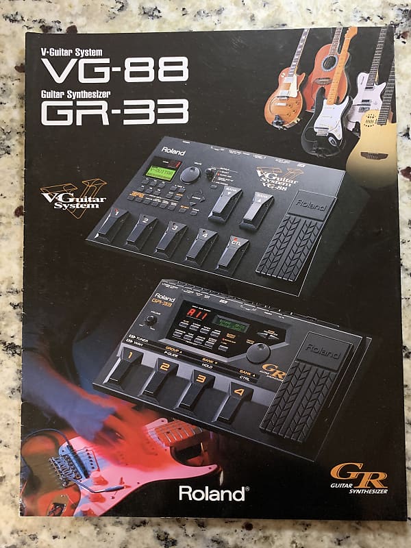 Roland GR33 VG88 Brochure 2000 Reverb