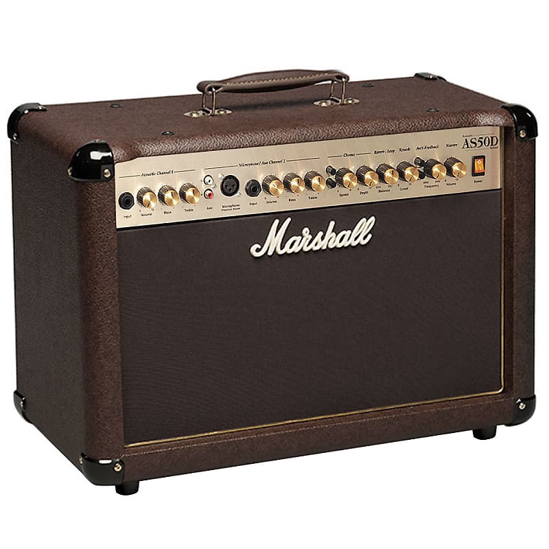 Marshall Acoustic Soloist AS50D 2-Channel 50-Watt 2x8" Acoustic Guitar Combo image 1