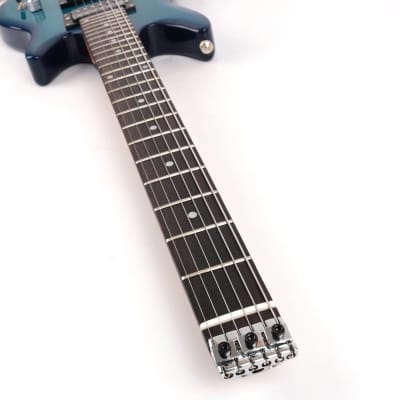 Full Scale Length Travel Portable Blue Electric Guitars Mini Flame