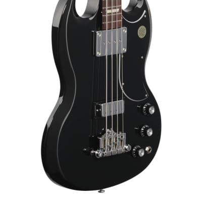 Gibson SG Standard Bass Ebony with Hard Case image 9
