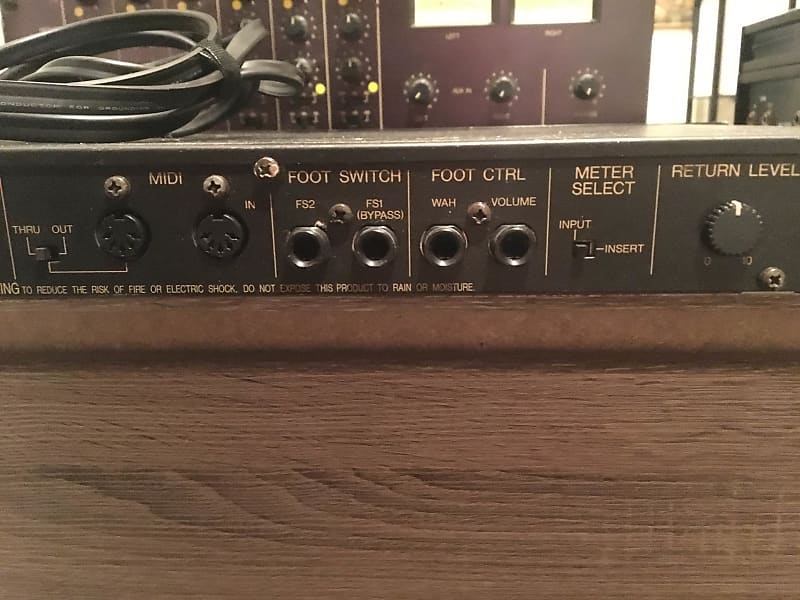 YAMAHA FX770 ギターエフェクトプロセッサー　動作良好！ Yamaha FX-770 Guitar Effect Processor 90s with two FC7