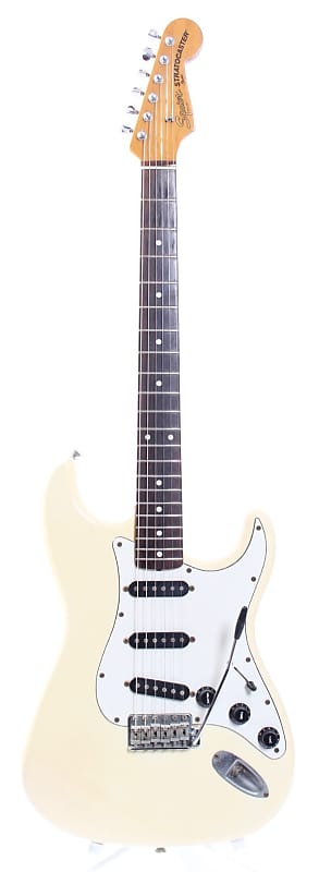 1985 Squier Stratocaster '62 Reissue A Series vintage white | Reverb