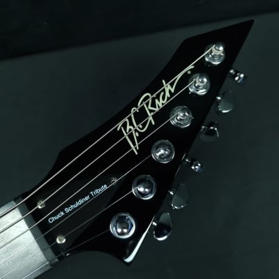 B.C. Rich Chuck Schuldiner Tribute Stealth 2008 Onyx Black Neck Through Dimarzio X2N Death Control Denied image 6