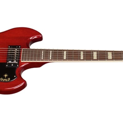 Guild - S-100 POLARA - Electric Guitar - Cherry Red image 5