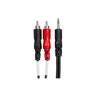 Hosa CMR-206 3.5mm (1/8 Inch) - RCA X 2, 6 ft. Cable image 3