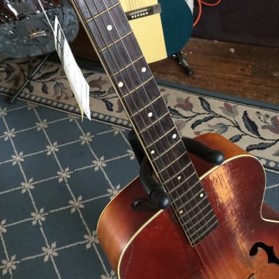 Old Kraftsman Archtop Acoustic Guitar circa 1950 Tobacco Burst image 5