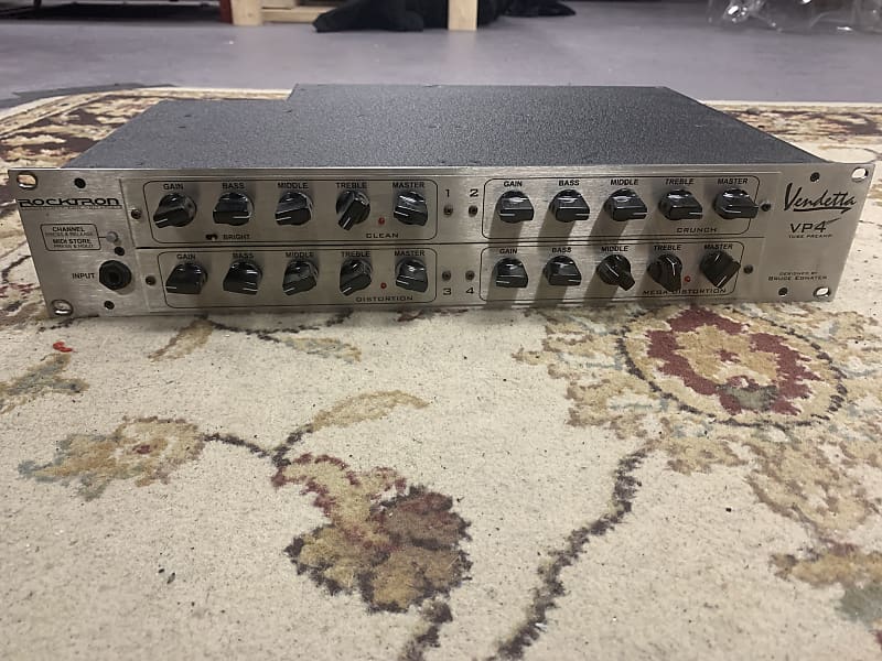 ROCKTRON Vendetta VP4 プリアンプ Rocktron Vendetta VP4 Preamp Egnater Designed Modular Tube