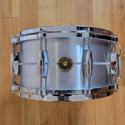 Snares - Gretsch 6.5x14 USA Custom Solid Aluminum Snare Drum image 1
