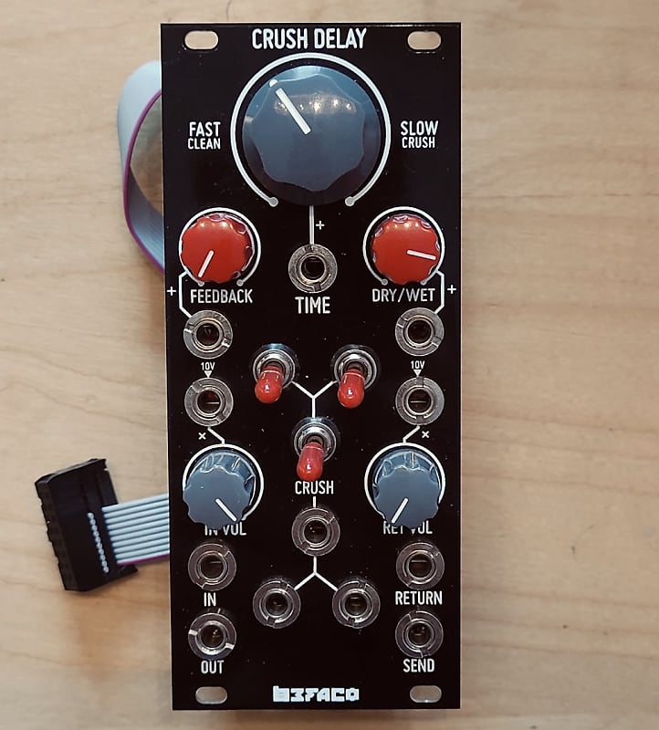 Crush Delay V3 Eurorack Delay FX Module Effect LoFi Reverb UK