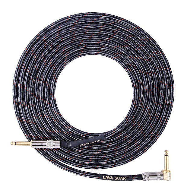 Lava Cable Soar 1/4" Instrument Cable 10' Angle-Straight image 1