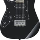 Ibanez GRGM21BKNL GIO RG miKro Left Handed Electric Guitar, Black Night