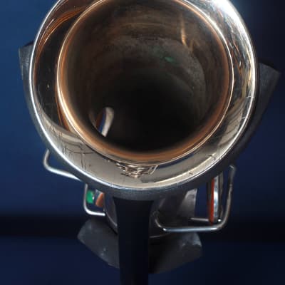 Buescher True Tone Alto Saxophone 1924 - Silver / Great Opportunity image 9