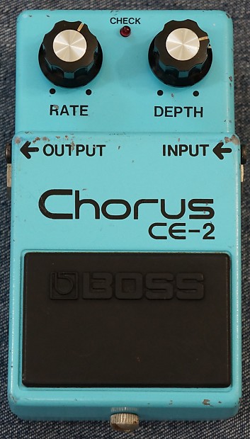 1980 Boss CE-2 Chorus. Silver screw, long dash, black label 1980 Boss CE-2 Chorus. Silver screw, long dash, black label
