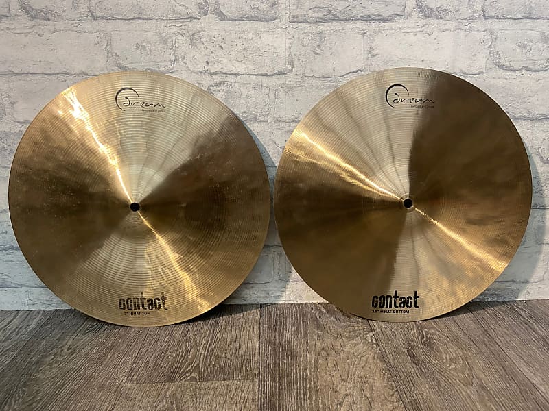 Dream Contact Hi Hats 15”/37cm Cymbals (Pair) #GN10 image 1