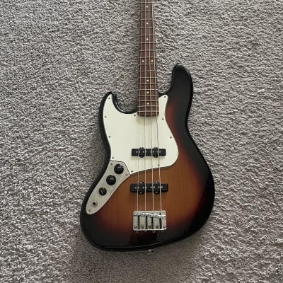 Fender Standard Jazz Bass 2017 MIM Sunburst Lefty Left-Handed 4-String Guitar image 1