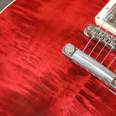 2005 Gibson Les Paul Classic Custom Trans Cherry w/ Ebony Fretboard + OHSC image 7