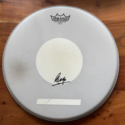 Ringo Starr's Stage Played and Signed  14" Remo Snare Drum Head. Authenticated! image 2