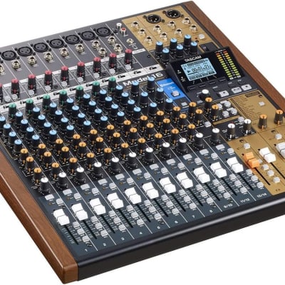 Tascam Model 16 All-In-One 16-track Mixing and Recording Studio, Analog Mixer, Digital Recorder, USB Audio Interface image 3